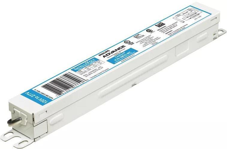 Advance Centium® ICN132MC35I Electronic Fluorescent Ballast, T8 Lamp, 32 W Lamp, 120 to 277 V AC, Instant, 0.88 Ballast Factor - Electronic Fluorescent Ballasts