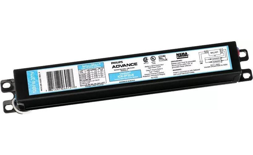 Advance 196873 Electronic N Can Fluorescent Ballast, T8 Lamp, 32 W Lamp, 120 to 277 V AC, Instant/Rapid, 0.89 Ballast Factor - Electronic Fluorescent Ballasts
