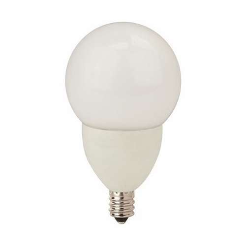 TCP® Elite® LED4E12G1627KF Dimmable Decorative LED Lamp, 4 W, 25 W Incandescent Equivalent, E12 Candelabra LED Lamp, G16 Globe Shape, 280 Lumens - LED - Decorative