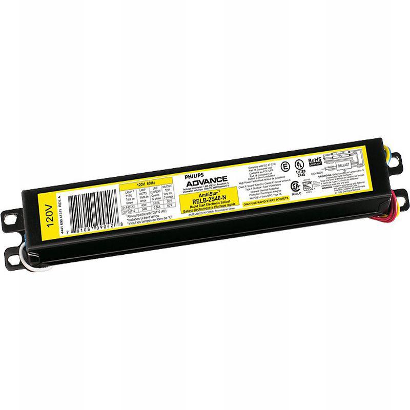 Advance 503144 Small Can Ballast, T12 Slimline Lamp, 75 W Lamp, 120 to 277 V AC, Instant, 0.88 Ballast Factor - Electronic Fluorescent Ballasts
