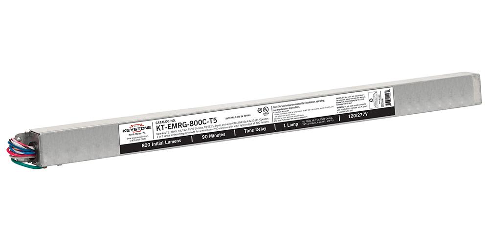 Keystone Technologies KT-EMRG-800C-T5-DP Emergency Ballast, Fluorescent Lamp, 21 to 35 W Lamp, 120, 277 V - Fluorescent Emergency Ballasts
