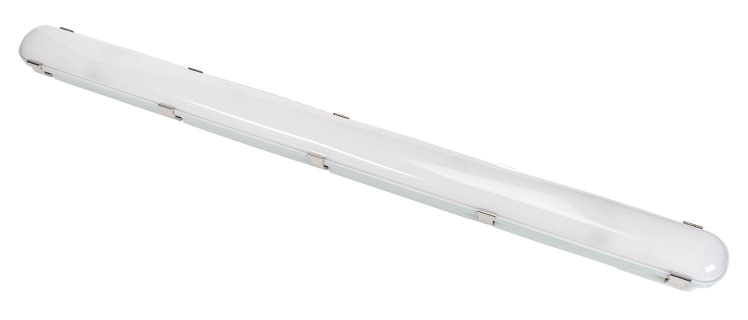 Keystone Technologies KT-VTLED44PS-4A-8CSA-VDIM Vapor Tight Fixture, LED Lamp, 120 to 277 V, Gray Housing - Outdoor Vaporproof Light Fixtures