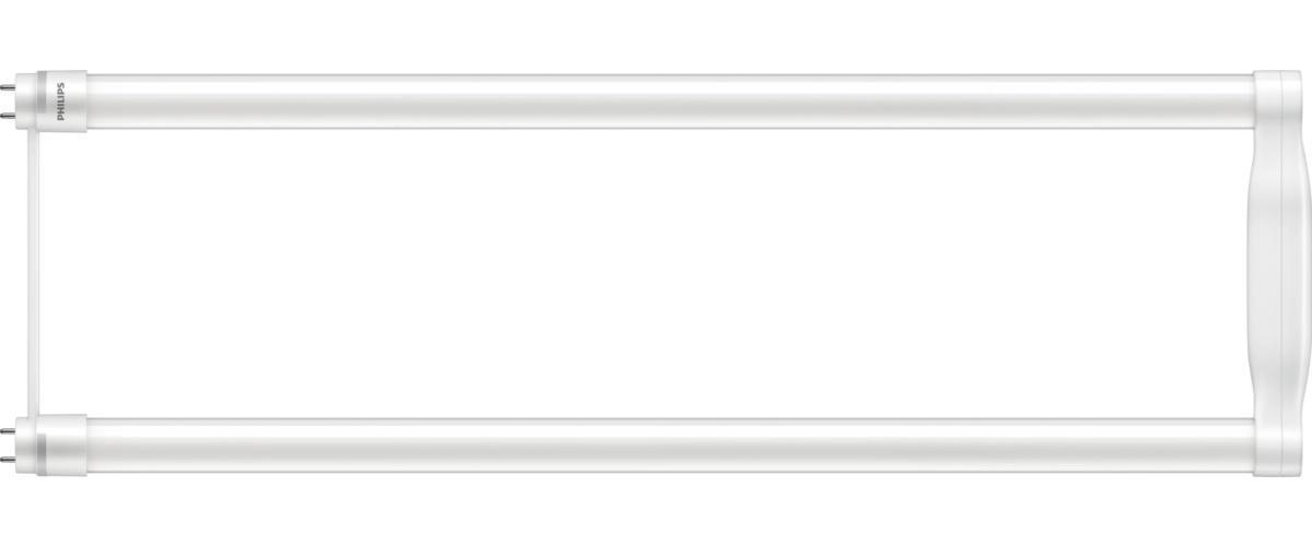 Philips 535559 CorePro MainsFit Double Ended Non-Dimmable LED Lamp, 15.5 W, 2G13 Medium Bi-Pin LED Lamp, T8 U-Bend Shape, 2100 Lumens - LED - U-Bend