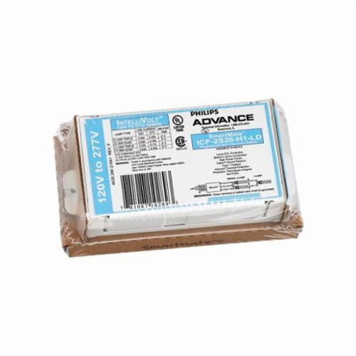 Philips ICF2S26H1LDK High Frequency Electronic Fluorescent Ballast, CFQ26W Lamp, 26 W Lamp, 120 to 277 V AC, Programmed, 1 Ballast Factor - Electronic Fluorescent Ballasts
