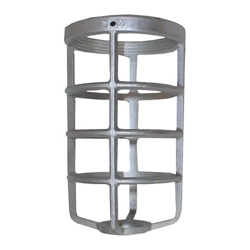 RAB GD100DG Non-Fixture Lamp Guard, For Use With Vaporproof Fixture, Dia Cast Aluminum, Natural - Lamp Guards