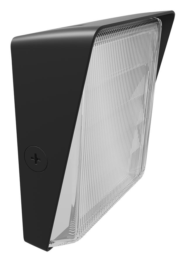 RAB W34S SLIM Field Adjustable Wall Pack, LED Lamp, 18.7 to 39.1 W Fixture, 120, 208, 240, 277 V - Outdoor Wallpacks