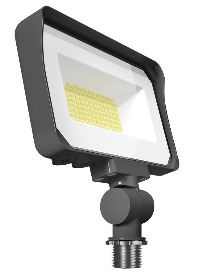 RAB X34S X34 Field Adjustable Floodlight, LED Lamp, 19.6 to 33.6 W Fixture, 120, 208, 240, 277 V - Flood Light Fixtures