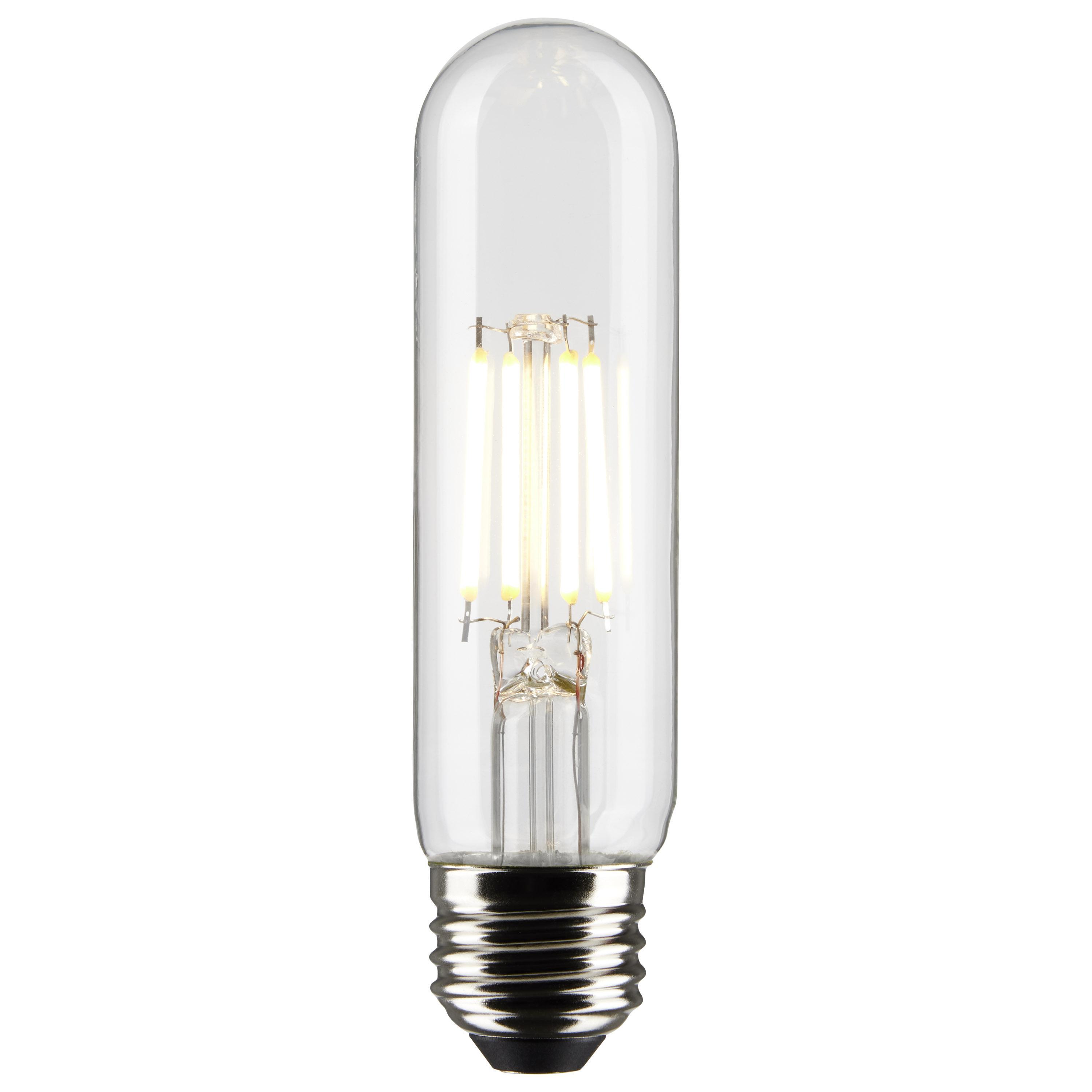 SATCO® S21345 Bulb, 5.5 W, 40 W Incandescent Equivalent, E26 Medium Lamp Base LED Lamp, T10 Shape, 450 Lumens - LED - Linear/Tubular