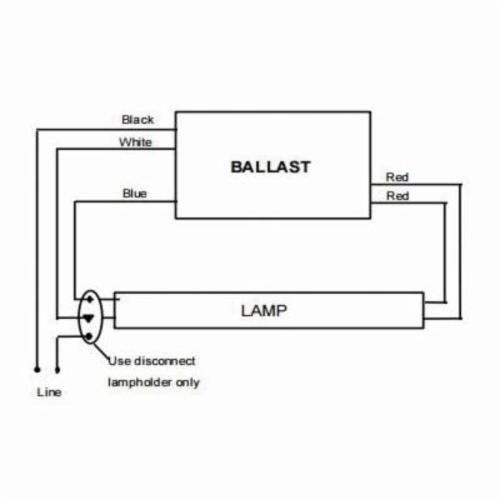 Universal™ 546-B-TC-P-000I Magnetic Fluorescent Ballast, F20/T12 Fluorescent Lamp, 20 W Lamp, 120 V AC, Trigger, 0.82 Ballast Factor - Magnetic Fluorescent Ballasts